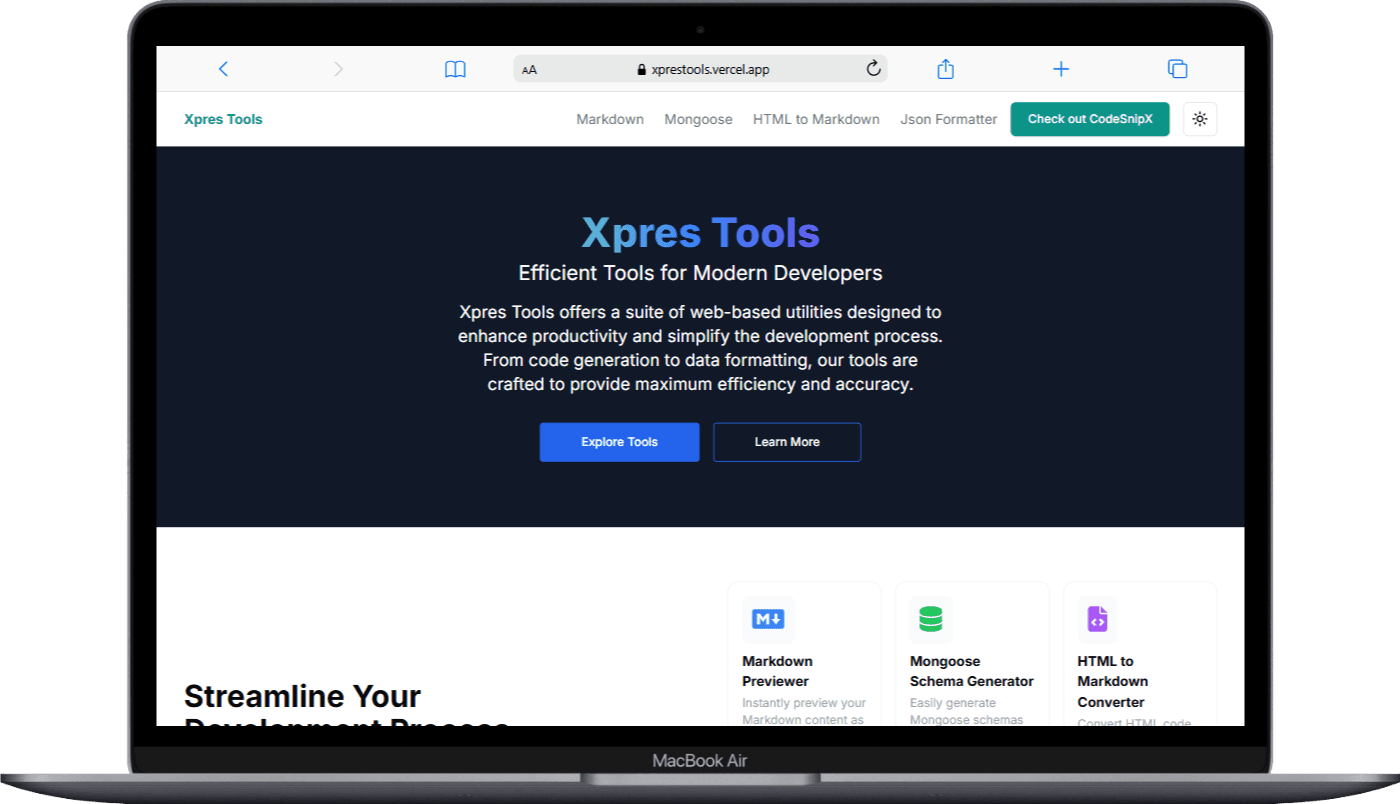 Xpres Tools preview